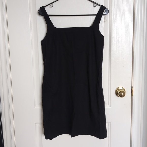 Linen Tank Mini Shift Dress - Picture 4 of 11